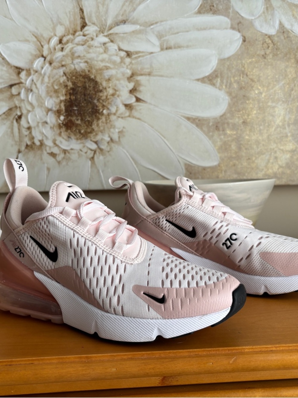 Nike Women's Athletic Sneakers - Light Pink/Black